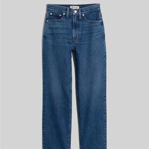NWT Madewell Tall Perfect Vintage Straight Jean in Mayfield Wash Size 27 Tall
